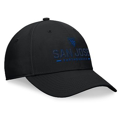Men's Fanatics Branded Black San Jose Earthquakes Stealth Flex Hat