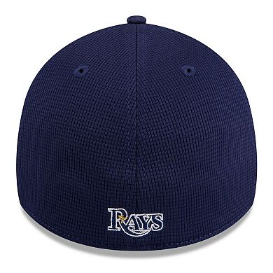 Men's New Era Navy Tampa Bay Rays 2024 Batting Practice 39THIRTY Flex Hat