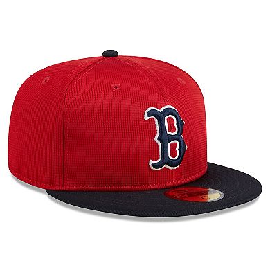 Youth New Era  Red Boston Red Sox 2024 Batting Practice 59FIFTY Fitted Hat
