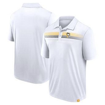Men's Fanatics Branded White Pittsburgh Penguins Victory For Us Interlock Polo