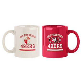 San Francisco 49ers 2-Pack 15oz. Color Mug Set