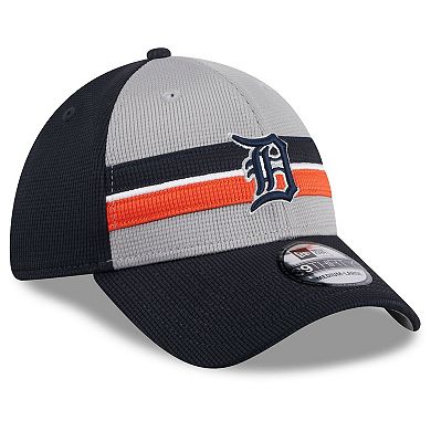 Men's New Era Gray Detroit Tigers 2024 Batting Practice 39THIRTY Flex Hat