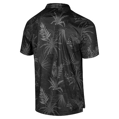 Men's Colosseum Black Colorado Buffaloes Big & Tall Palms Polo