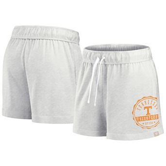 Women's Fanatics Branded Oatmeal Tennessee Volunteers Win Badge Shorts