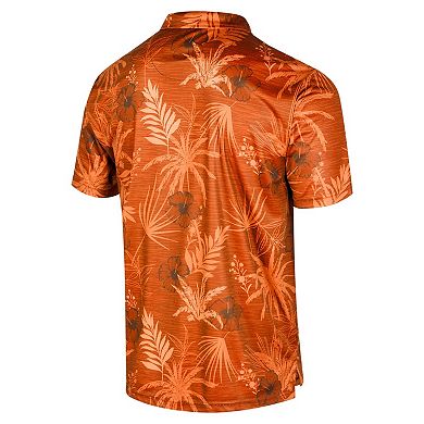Men's Colosseum Orange Clemson Tigers Big & Tall Palms Polo