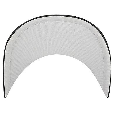 Men's '47 Navy Toronto Maple Leafs Sideband Stripes Trucker Snapback Hat