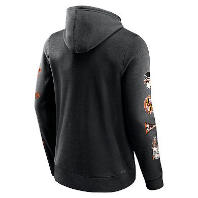Men's Fanatics Branded Black Baltimore Orioles Wild Winner Pullover Hoodie