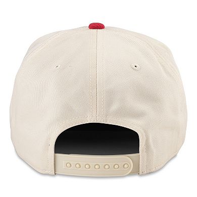 Men's American Needle White/Red Florida Panthers Burnett Adjustable Hat