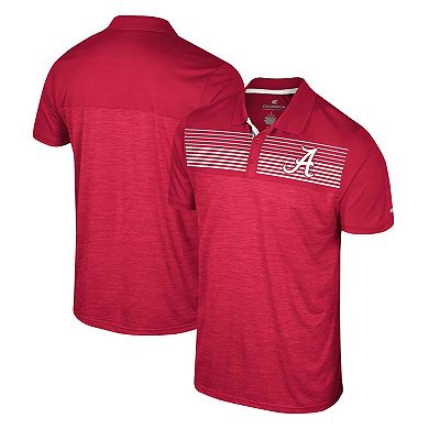 Men's Colosseum Crimson Alabama Crimson Tide Big & Tall Langmore Polo