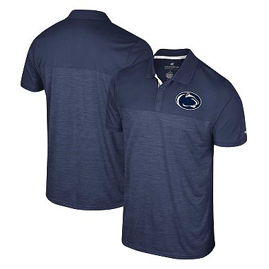 Men's Colosseum Navy Penn State Nittany Lions Big & Tall Langmore Polo
