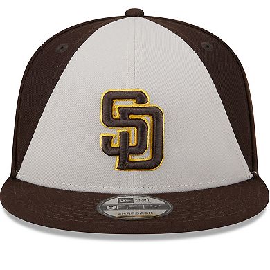 Men's New Era  Brown San Diego Padres 2024 Batting Practice 9FIFTY Snapback Hat