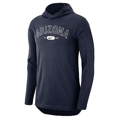 Men's Nike Navy Arizona Wildcats Campus Performance Long Sleeve Hoodie ...