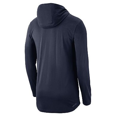 Men's Nike Navy Arizona Wildcats Campus Performance Long Sleeve Hoodie ...