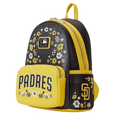 Loungefly San Diego Padres Floral Mini Backpack