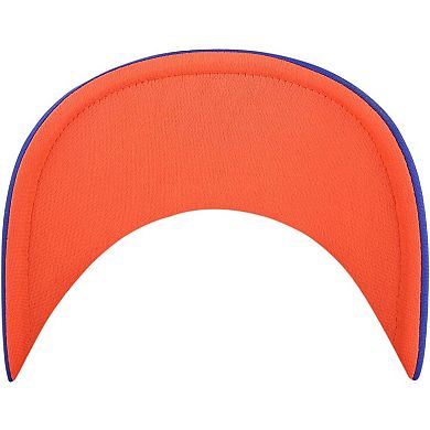Men's '47 Blue New York Knicks Sidebrand Stripes Trucker Adjustable Hat