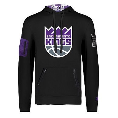 Unisex FISLL x Black History Collection  Black Sacramento Kings Pullover Hoodie