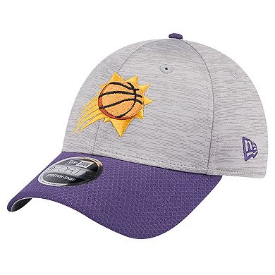 Men's New Era Heather Gray/Purple Phoenix Suns Active Digi-Tech Two-Tone 9FORTY Adjustable Hat