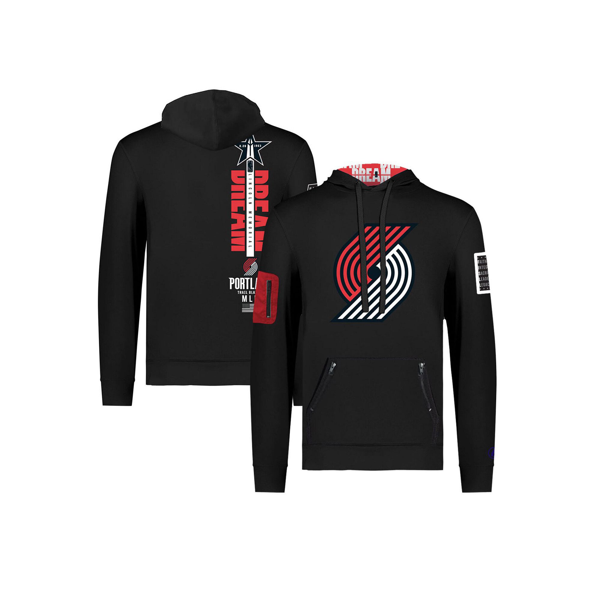 Unisex FISLL x Black History Collection  Black Portland Trail Blazers Pullo