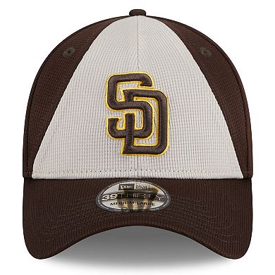 Men's New Era Brown San Diego Padres 2024 Batting Practice 39THIRTY Flex Hat