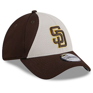 Men's New Era Brown San Diego Padres 2024 Batting Practice 39THIRTY Flex Hat