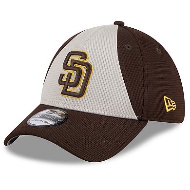 Men's New Era  Brown San Diego Padres 2024 Batting Practice 39THIRTY Flex Hat