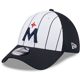 Men's New Era White Minnesota Twins 2024 Batting Practice 39THIRTY Flex Hat