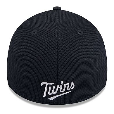 Men's New Era White Minnesota Twins 2024 Batting Practice 39THIRTY Flex Hat