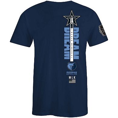 Unisex FISLL x Black History Collection  Navy Memphis Grizzlies T-Shirt