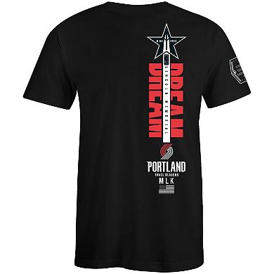 Unisex FISLL x Black History Collection  Black Portland Trail Blazers T-Shirt