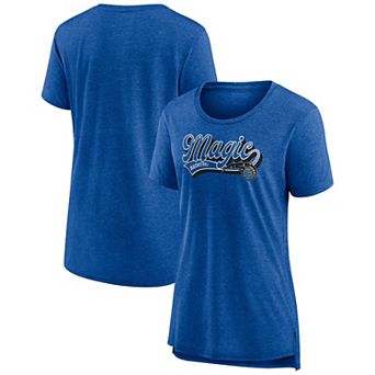 Women's Fanatics Branded Heather Blue Orlando Magic League Leader Tri-Blend T-Shirt