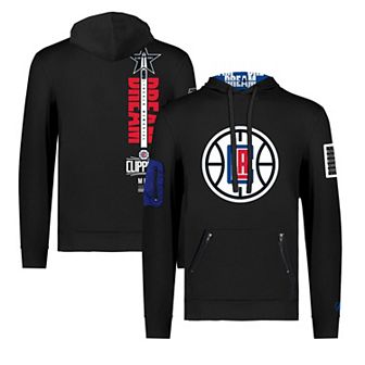 Unisex FISLL x Black History Collection Black LA Clippers Pullover Hoodie