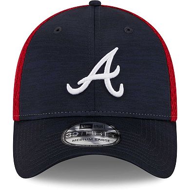 Men's New Era Navy Atlanta Braves Neo 39THIRTY Flex Hat
