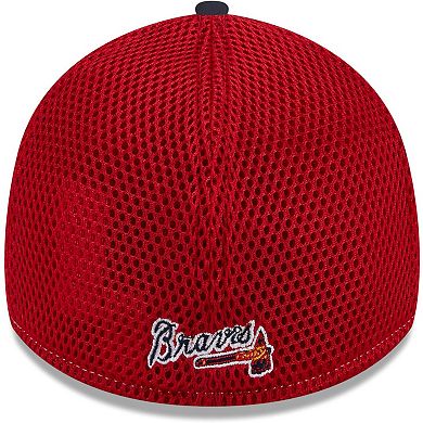 Men's New Era Navy Atlanta Braves Neo 39THIRTY Flex Hat