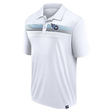 Men's Fanatics White Tennessee Titans Victory For Us Interlock Polo