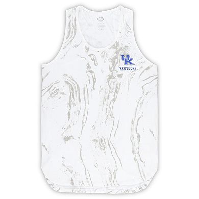 Women's Profile Cream Kentucky Wildcats Plus Size Marble Tank Top and Short Set