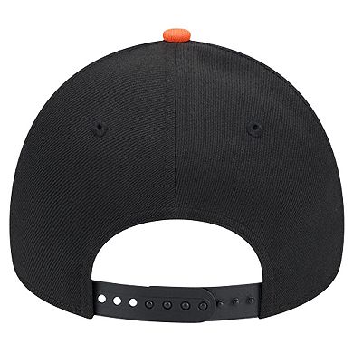 Men's New Era Black Houston Dynamo FC 2024 Kick Off Collection 9FORTY A-Frame Adjustable Hat
