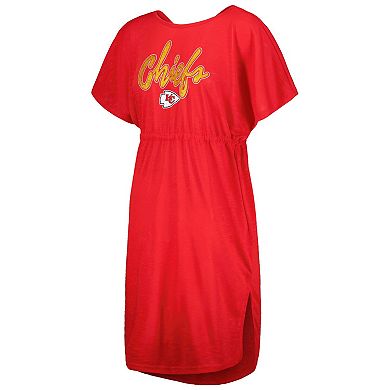 Women's G-III 4Her by Carl Banks Red Kansas City Chiefs Versus Swim Cover-Up