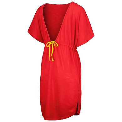 Women's G-III 4Her by Carl Banks Red Kansas City Chiefs Versus Swim Cover-Up