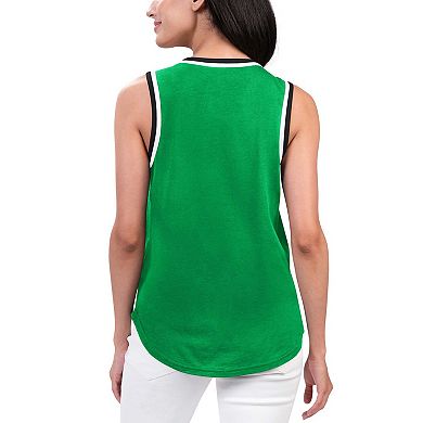 Women's G-III 4Her by Carl Banks Kelly Green Dallas Stars Strategy Tank Top
