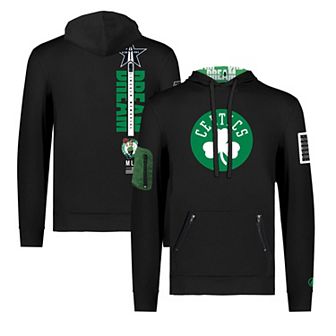 Unisex FISLL x Black History Collection Black Boston Celtics Pullover Hoodie