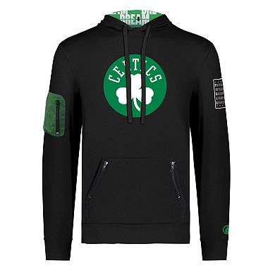 Unisex FISLL x Black History Collection Black Boston Celtics Pullover Hoodie