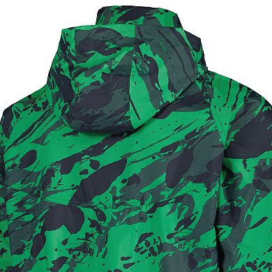 Men's Nike Green Michigan State Spartans Anorak Half-Zip Jacket