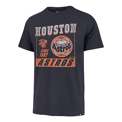 Men's '47 Navy Houston Astros Outlast Franklin T-Shirt