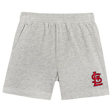 Preschool Fanatics Branded St. Louis Cardinals Loaded Base T-Shirt & Shorts Set