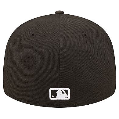 Men's New Era Black Los Angeles Dodgers Low Profile 59FIFTY Fitted Hat