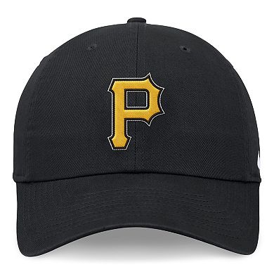 Men's Nike Black Pittsburgh Pirates Evergreen Club Adjustable Hat