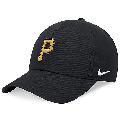Men's Nike Black Pittsburgh Pirates Evergreen Club Adjustable Hat