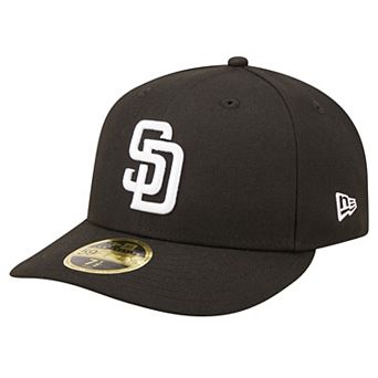 Men's New Era Black San Diego Padres Low Profile 59FIFTY Fitted Hat