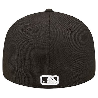 Men's New Era Black San Diego Padres Low Profile 59FIFTY Fitted Hat