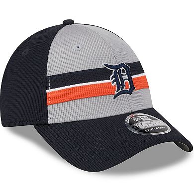 Men's New Era  Gray Detroit Tigers 2024 Batting Practice 9FORTY Adjustable Hat